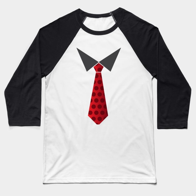 necktie businessman Baseball T-Shirt by s4rt4